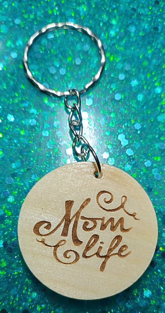 Engraved Mom Keychains